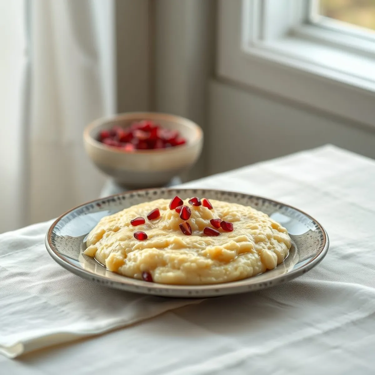 AI-generated photo Asida porridge. AI-generated photo.