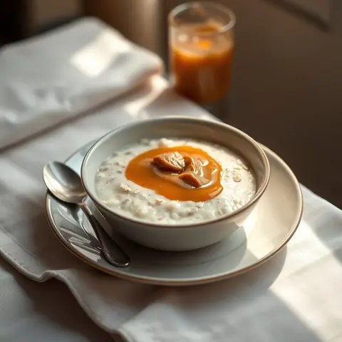 Porridge. AI-generated photo.