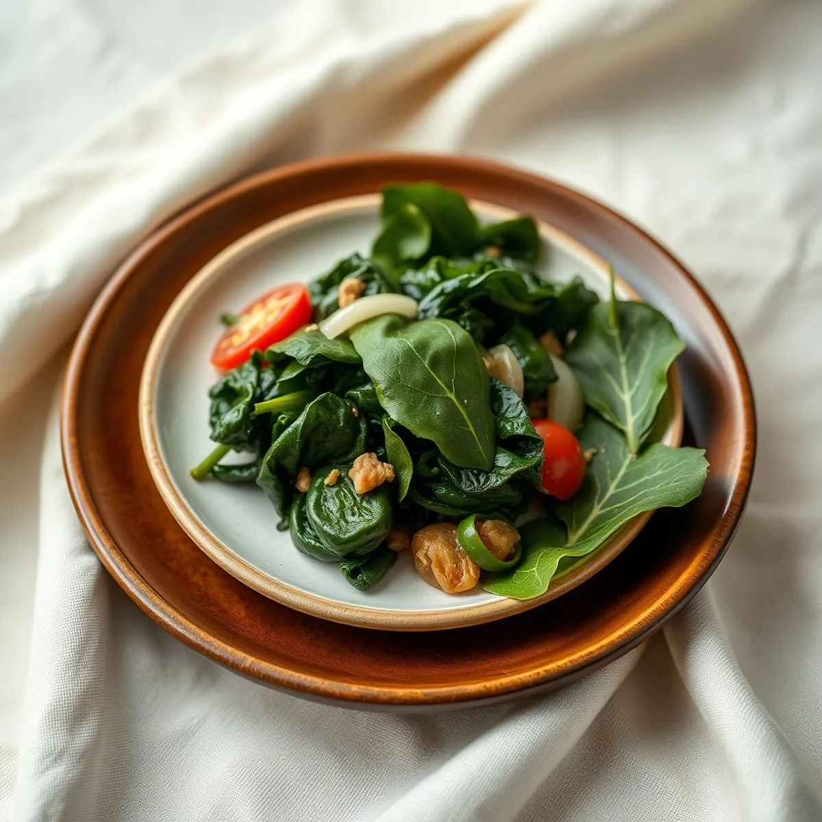 AI-generated photo Peanut greens. AI-generated photo.