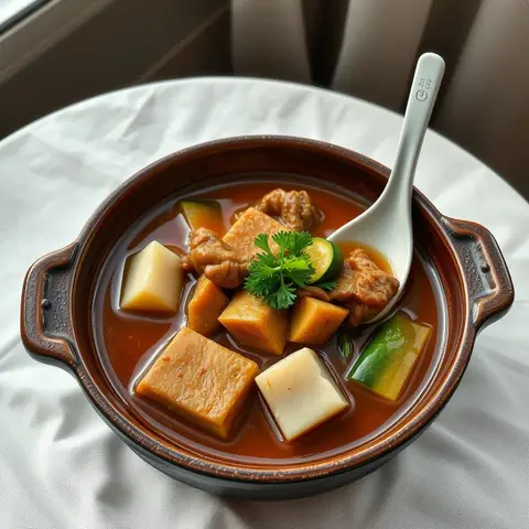 Soybean Paste Stew. AI-generated photo.