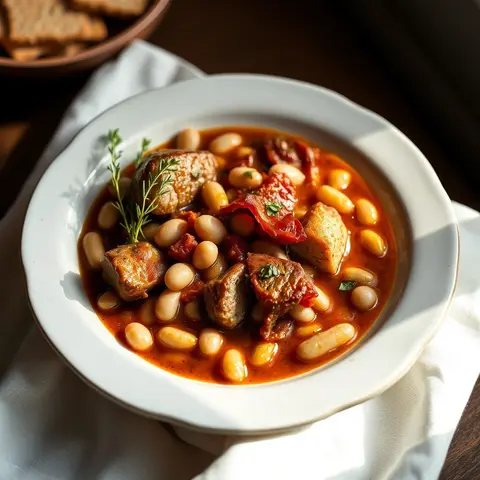 Fabada. AI-generated photo.