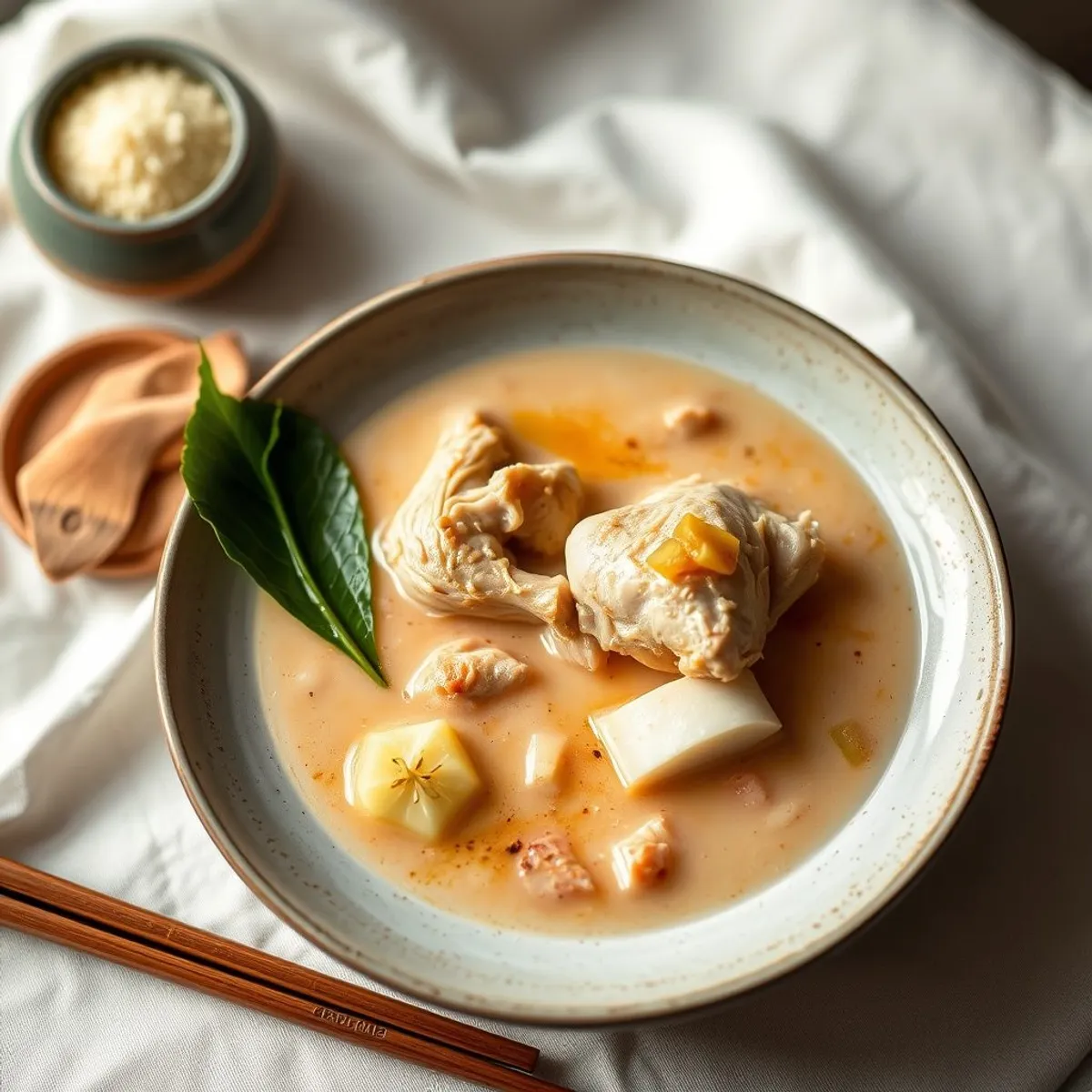 AI-generated photo Tom kha gai. AI-generated photo.