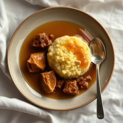 Porridge. AI-generated photo.