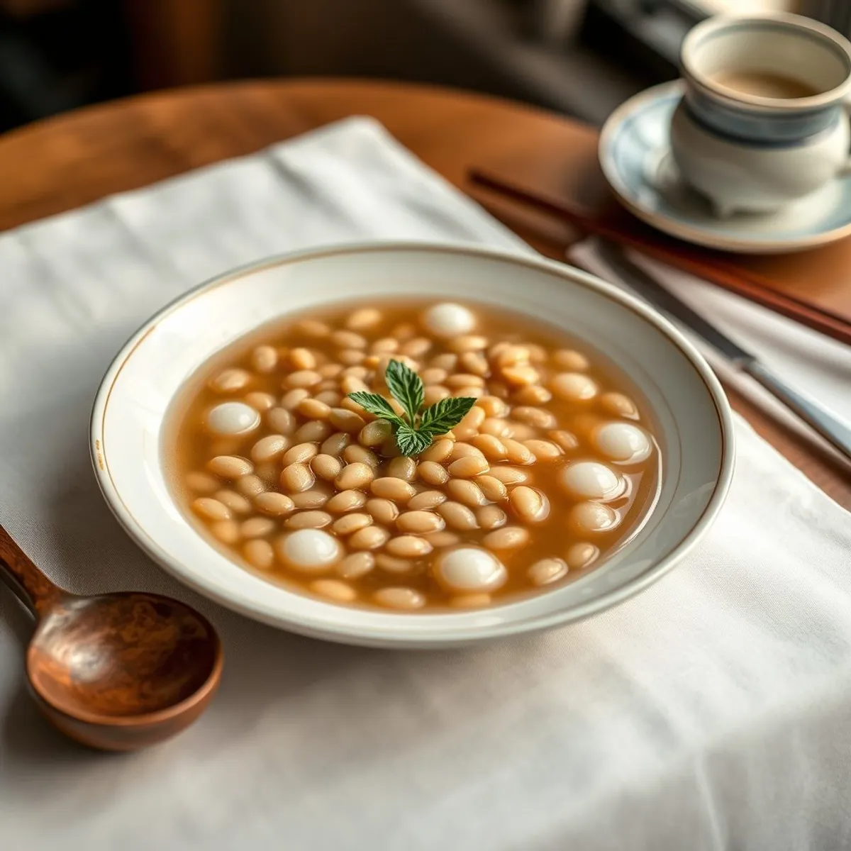 AI-generated photo Sweet mung beans. AI-generated photo.