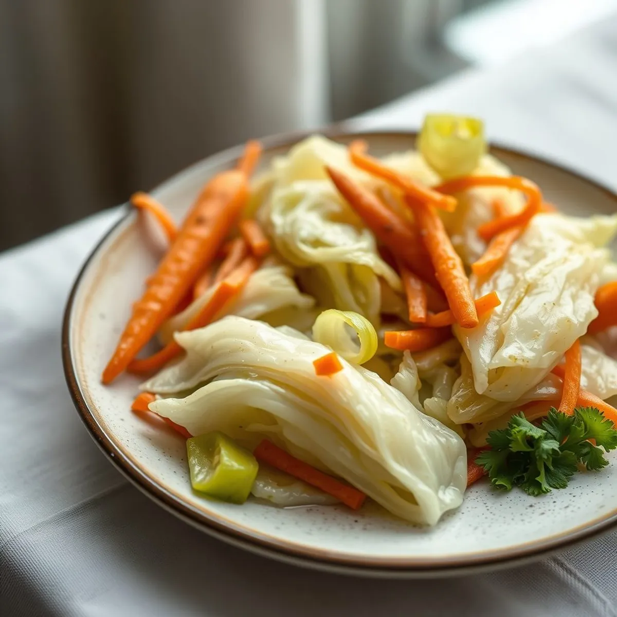 AI-generated photo Cabbage. AI-generated photo.